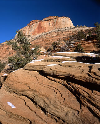 The East Temple from Canyon Overlook Trail