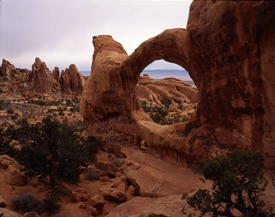 Part of Double O Arch
