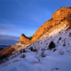 Montezuma Valley Overlook with The Knife Edge Peak