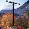 Pylon on the Shores of Thomson River Near Lytton