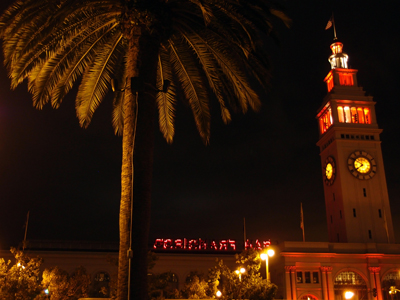 The Ferry Building At Night