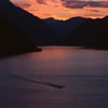 Sunset on Seton Lake